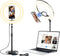 Wowcati Desk Ring Light with Magnetic Phone Holder, 10'' Video Conference Podcast Lighting