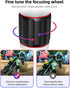 ZJchao 25X 18mm 25mm Cell Phone Zoom Lens, Magnification Eyepiece Objective Len Telephoto Lens Camera Lens with Clamp