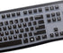 MUBUY-GOL K120 MK120 K120 MK120 Silicone Keyboard Cover for Logitech & Ergonomic Desktop USB Wired Keyboard, Logitech