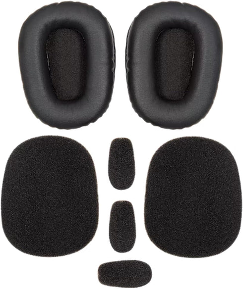 Global Teck Cushions Blue Parrot B450 IP54 Truck Driver Bluetooth Headset Replacement Kit, 7pcs Cushion Kit #GTW