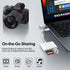 Denlane 3 SD Card Reader for iPhone iPad Mac, USB C and Lightning Dual Interface Memory Card Reader, Digital Camera
