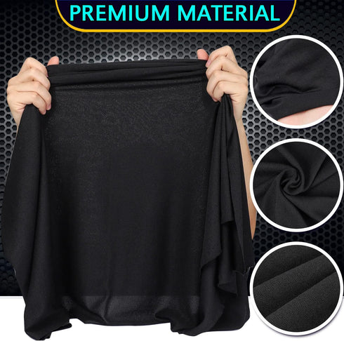 Facmogu Speaker Grill Cloth, 67"x20" Speaker Cover Fabric, Stereo Mesh Replacement for Home Speakers