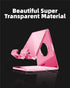 TOPGO 2 Pack Counter, 17 16 15 14 13 12 Acrylic Phone Stand, Pink Phone Holder for Office Desk, Vanity, Kitchen Bedside