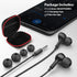 Wired Earbuds with Microphone, Noise Canceling 3.5mm Headphones for School Students, In-Ear Headset for iPhone,