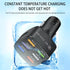 Car Charger Adapter, 6 Ports USB QC3.0 Fast Phone Charger with LED Light Display for All Vehicles