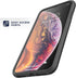 ENCASED iPhone XR Wallet Case (2018), Ultra Durable Cover with Card Holder Slot for 4 Credit Cards (Phantom Black)