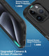 iPhone 15 Pro Case - Heavy Duty, Full Body Rugged, Built-in Screen Protector, Shockproof, Dustproof, Black, 6.1”