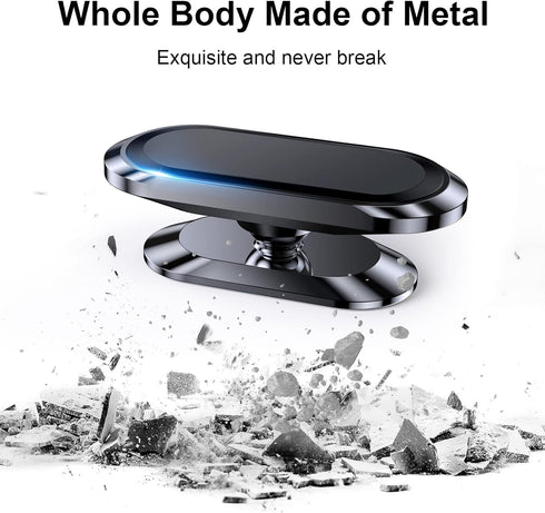 ?2-PACK?Magnetic Phone Holder for Car Dash, Super Magnet Car Mount for iPhone with 360° Rotation
