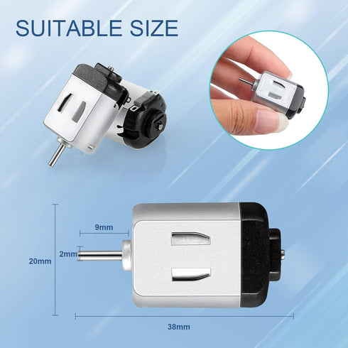 40 Pack 1.5-3v 23000rpm Coume Dc Motor Mini Hobby Electric Motor High Speed Torque for DIY Remote Control Toy Car