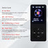 MP3 Player 32GB with Voice Recorder, Speaker, Earphone, Portable HiFi Sound, E-Book, Supports 128GB
