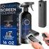 Screen Cleaner Spray Kit (16 oz + Mini Cleaner + 1 Cloth) for OLED LCD LED TVs, Smartphones, Laptops, and More