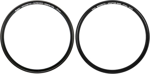 Kase 67mm DIY Adapter Kit, Converts Conventional Screw-in Filter to Magnetic