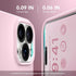 GONEZ iPhone 14 Pro Case Compatible with Magsafe, Includes 2X Screen Protector & 2X Camera Lens Protector, Hot Pink