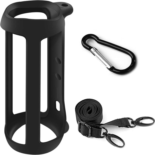 Silicone Case for FLIP 5 Portable Bluetooth Speaker, Gel Soft Skin Cover, Travel Carry Pouch with Strap (Not for Flip 6)