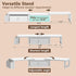 2 27 Inches, LANDVOI Heavy Duty Dual Monitor Stand, Holds Screens Up to Adjustable Length and Angle Monitor Riser, Desk