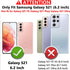 Galaxy S21 Case with Screen Protector, Built-in 360° Rotation Ring Holder Magnetic Kickstand, Soft TPU Shockproof