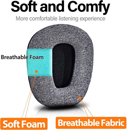 Replacement Ear Pads Cushion Kit for B450-XT B550-XT Headset, Compatible with B450 B550 XT Accessories (Comfort Fabric)