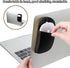 Aeaocvo Slim Mouse Holder for Laptop, Universal Stick-On Mouse Pouches with Reusable Adhesive Mouse Pocket, Mouse