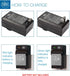 BM DMW-BLG10 Battery Charger for Panasonic Lumix DC-G100, DC-ZS80, DC-GX9, DC-LX100 II