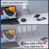 Dual USB C Charger 55W Block, CARZONJX 4 Port Type C Fast Charging Block, QC+PD Power Adapter Wall Charger for iPhone