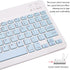 Ultra-Slim Bluetooth Keyboard, Portable Mini Wireless Rechargeable Keyboard for Apple iPad, iPhone, Samsung, Android,