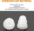 uxcell Soft Silicone Earbud Tips, 10pcs Noise-Reducing Eartips, 5mm Inner Hole, Clear, Fit Most In-Ear Headphones