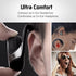 Small Bluetooth Headphones - Wireless Sports Headset with Built-in Microphone, Crystal-Clear Sound, 12-Hour Battery