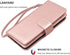 Njjex Luxury Wallet Case for Galaxy Note 9 - PU Leather, 9 Card Slots, Detachable, Kickstand, Magnetic Phone Cover with