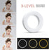 Oternal Selfie Ring Light, Ring Light Rechargeable Portable Clip-on Selfie Fill Light for iPhone Android Smart Phone