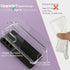 KIOMY Clear Case for Samsung Galaxy S23+ / S23 Plus, Shockproof Bumper Protective Cover Hybrid Design