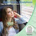SIMOLIO Kids Headphones with Cord - Wired Headphones with Microphone, Volume Limited for School Travel (Green)