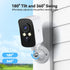 Naseto 1/4 1 Pack) Magnetic Security Camera Mount, Universal Screw, Adjustable Angle, Strong Magnet, No-Drill