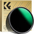 K&F Concept 55mm Variable ND3-ND1000 Filter (1.5-10 Stops) with 24 Multi-Layer Coatings for Camera Lens