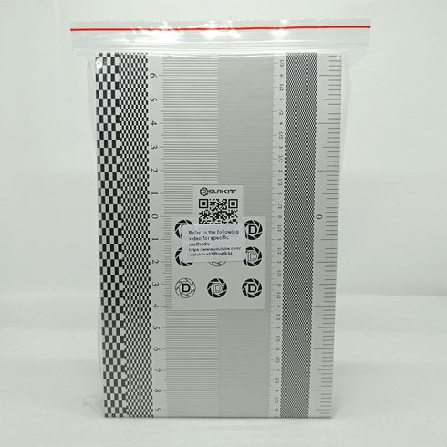 Lens Focus Calibration Tool Alignment Ruler Folding Card (Pack of 6)