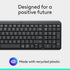 Logitech K250 Bluetooth Keyboard with Numpad, Easy Connectivity, Compact Wireless Keyboard Made with Recycled Plastic