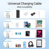 ?????????????? Multi Charging Cable, 3 in 1 Charger Cord, 60W USB-C Fast Charge, 4ft Universal Charging Cord with