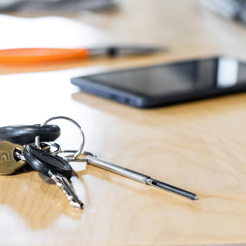 Headphone Plug Extraction Tool with Key Ring and Cleaning Brush, Remove Broken Headphone Plug from Mobile Devices