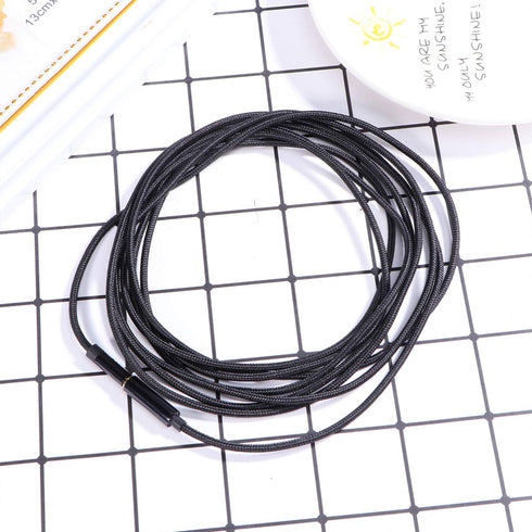 Healifty 3 Meter Cord Microphone Headphone Mic 3.5mm Extension Cable for Speakers, Cellphones, and Computers (Black)