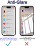 2-Pack Anti-Blue Light Matte Screen Protector for iPhone 14 Pro Max, Anti-Glare Blue Light Blocking Eye Protection Tempered Glass Film 6.7", Smooth Feel & Sensitive Touch, Full Coverage