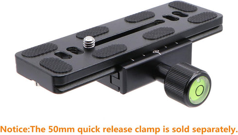 PU-120 120mm Universal Quick Release QR Plate with D-Ring Screw for Tripod Monopod DSLR Camera