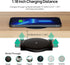 KPON Invisible Wireless Charger, 30mm Under Desk Charger Mat for iPhone 15/14/13/12/11/Samsung/LG/Google Pixel (with QC