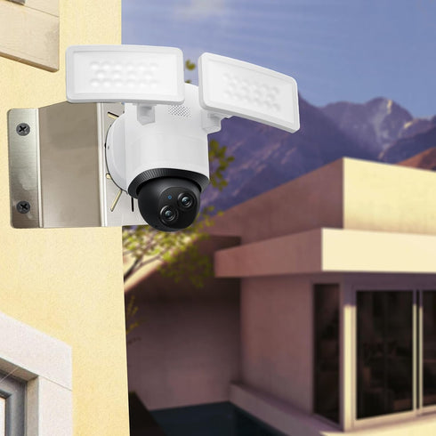 Exterior Wall Corner Mount Bracket for Surveillance Systems, Metal Bracket for Security Cameras for Wider View Angle