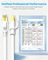 8 1.5ft, 3ft 6ft 10ft 15ft 20ft 25ft 30ft 40ft 50ft 65ft 100ft RJ45 (1.5ft DDMALL CAT Ethernet Cable High Speed