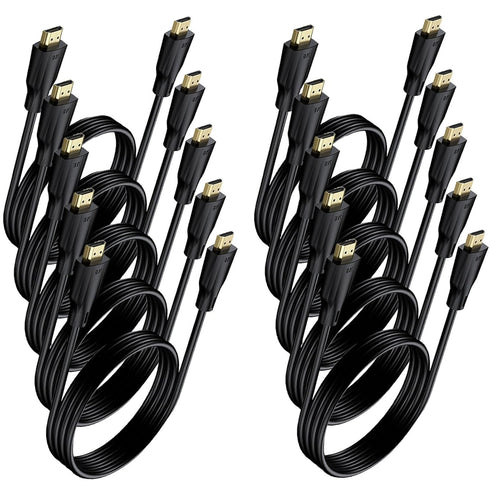8K HDMI Cable 3FT 10 Pack, 48Gbps Ultra High Speed HDMI 2.1