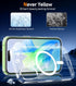 FATUOQIA 17 iPhone17 17-Transparent for iPhone Case Clear,Magnetic Case with Screen Protector & Camera Protector
