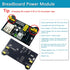 Upgraded Electronics Component Fun Kit, Power Supply Module, Jumper Wire, 830 Breadboard, LED, Capacitor, Diode,
