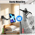 JUBOR 360 4.7-13" Magnetic Tablet Wall Mount, Rotating Alloy Steel Stand with MagSafe & Metal Ring, Foldable Arm