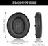 Protein Leather Ear Pads Replacement for Anker Space Q45 Headphones, Earpads with Isolation Foam, Repair Parts