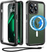 Beeasy iPhone 13 Pro Waterproof Case (6.1"), Compatible with MagSafe, 360 Degree Outdoor Protective Case with Screen