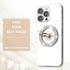 Magnetic Phone Ring Holder for MagSafe, Grip for iPhone Compatible with MagSafe Wireless Charging (Glitter Rose Gold)